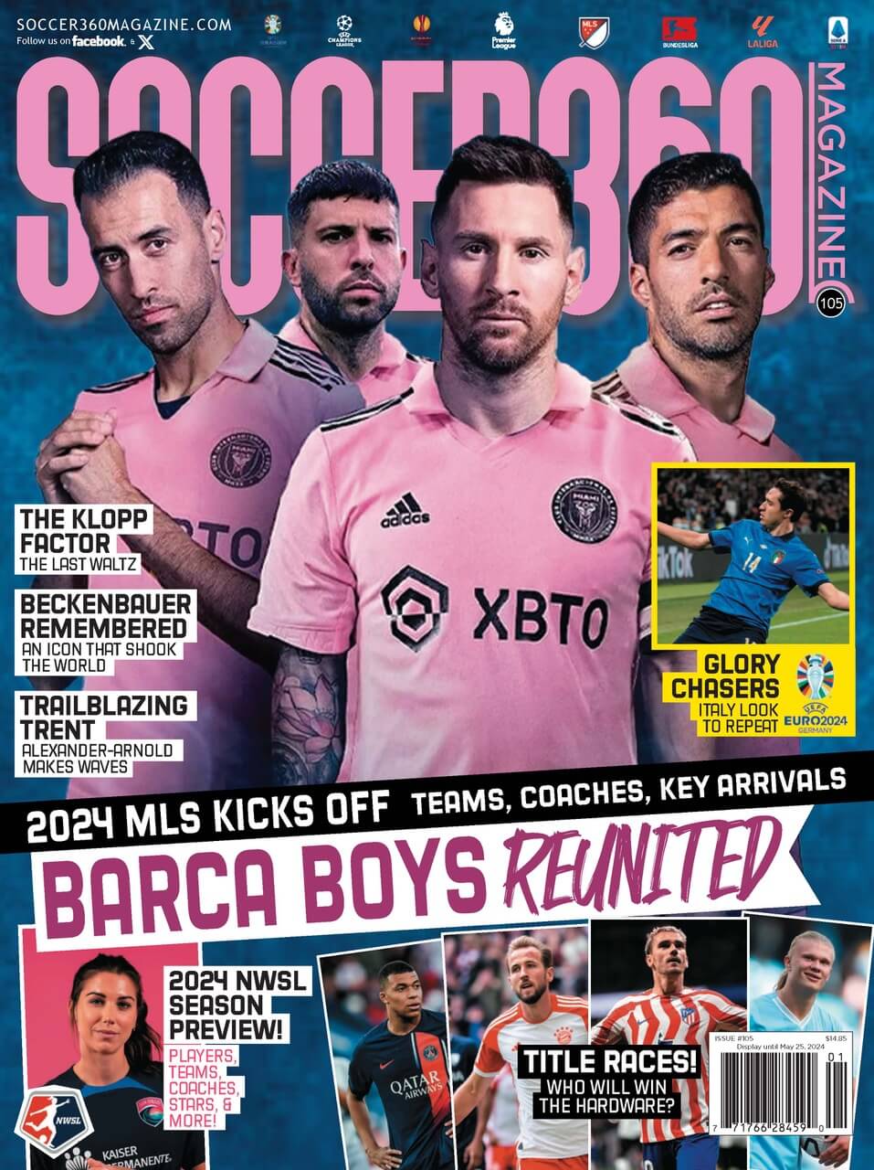 Soccer360 Issue 105 cover — Issue 105