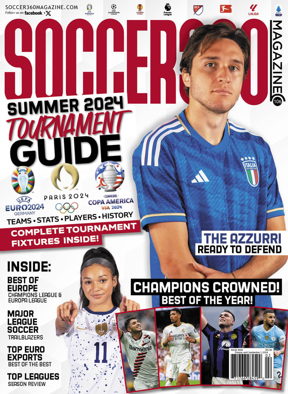 Soccer360 Issue 106 cover — Summer 2024