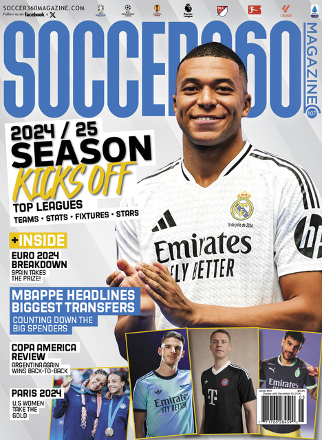 Soccer360 Issue 107 cover — Issue 107