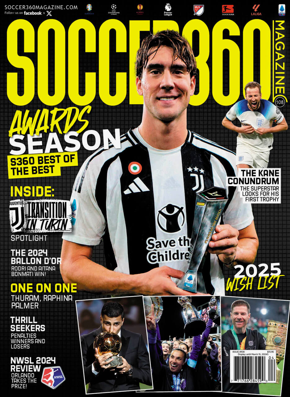 Soccer360 Issue 108 cover — Issue 108