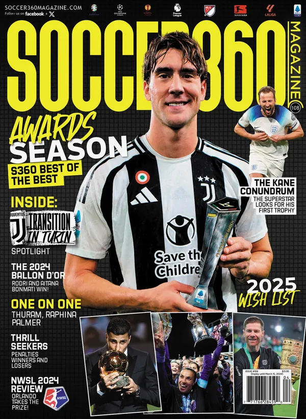 Soccer360 Issue 108 cover — Issue 108