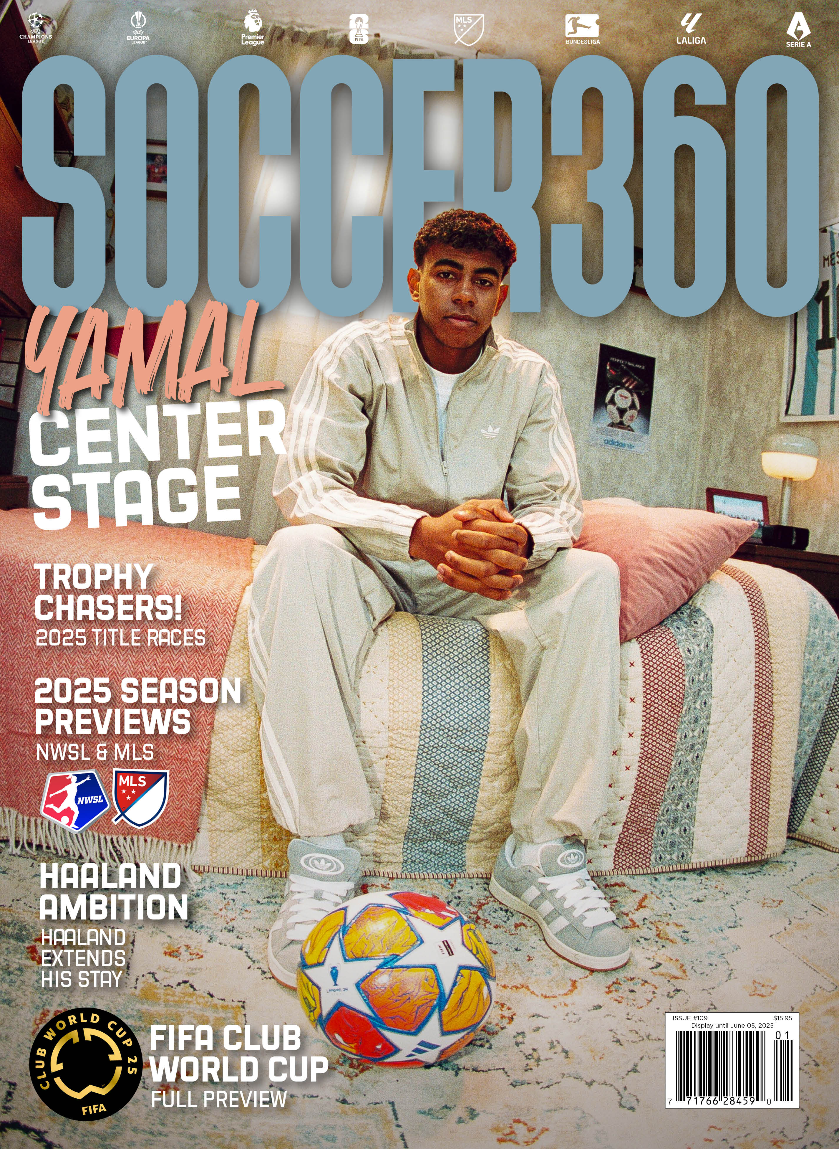 Soccer360 Issue 109 cover — Spring 2025