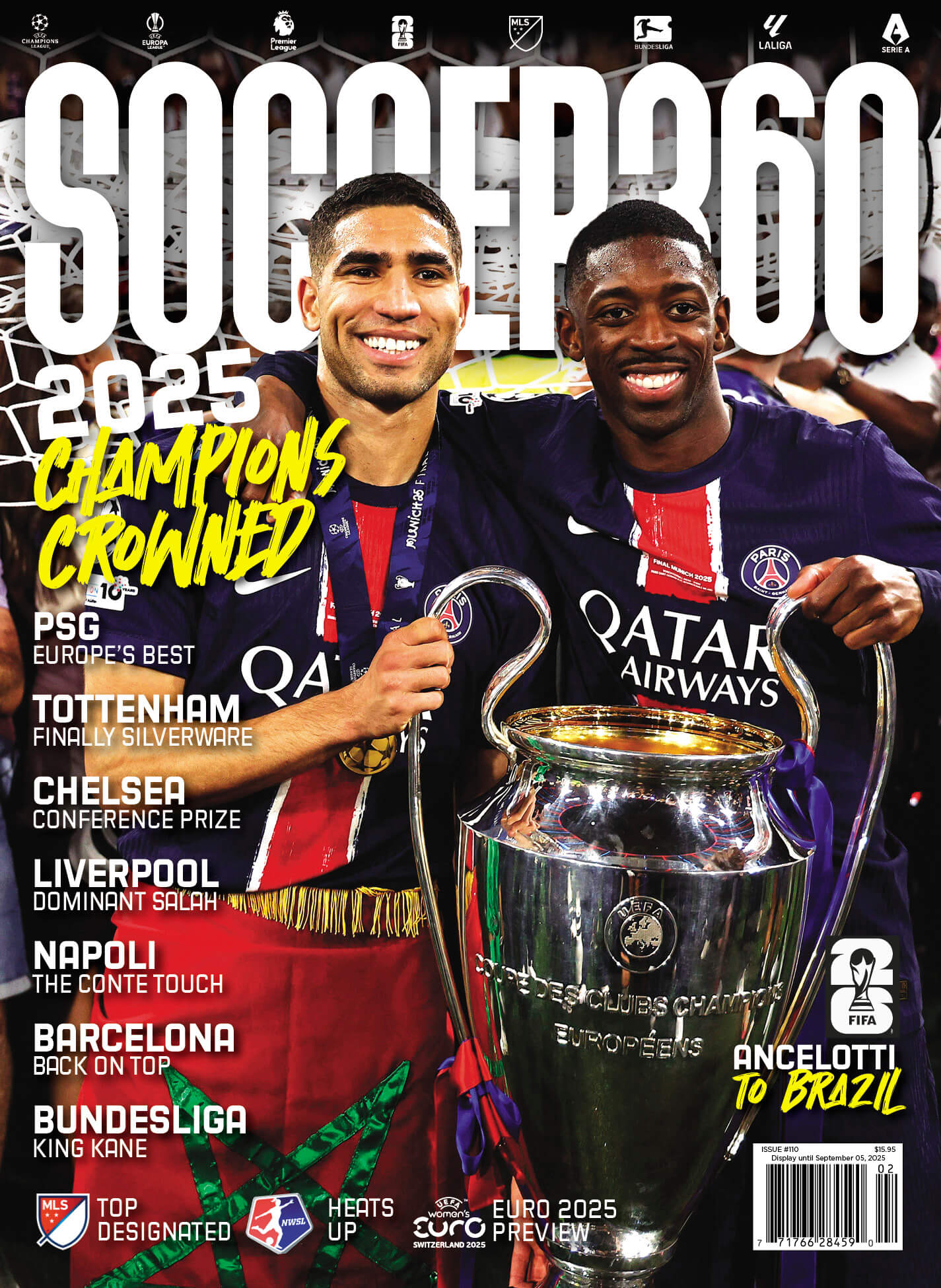 Soccer360 Issue 110 cover — Issue 110