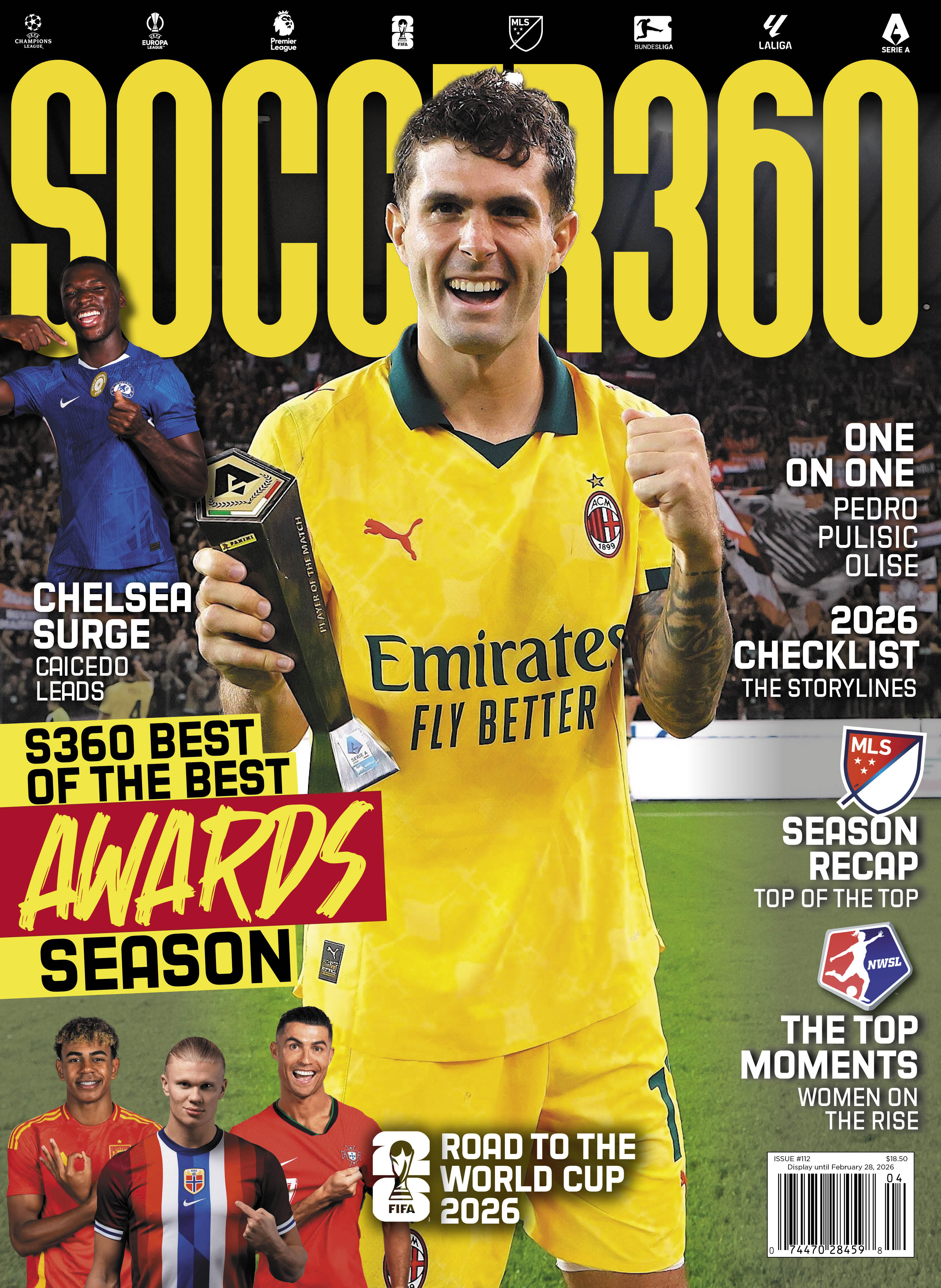 Soccer360 Issue 112 cover — Issue 112
