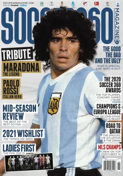 Soccer360 Issue 90 cover — Past Issue 90