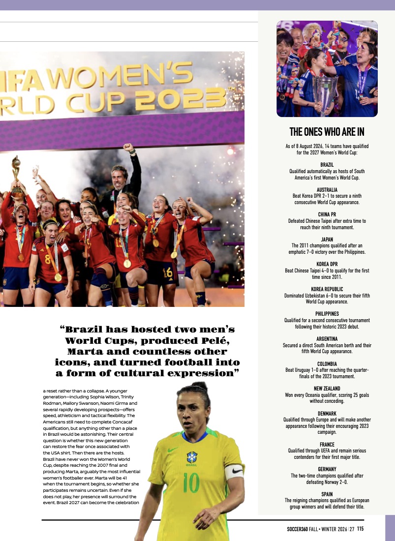Sample page 8: The contenders and storylines
